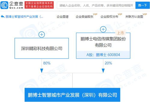 鵬博士參股成立智慧城市產(chǎn)業(yè)發(fā)展公司，AI智能技術助力城市數(shù)字化轉(zhuǎn)型